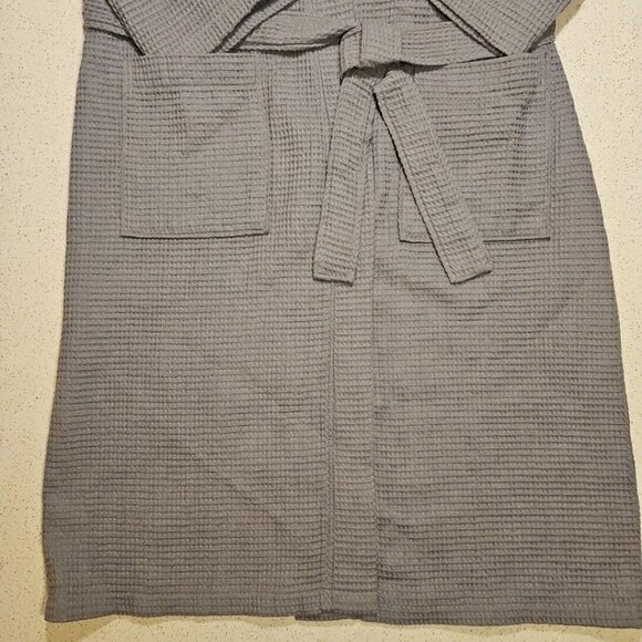 Hotel Spa Robe Waffle Weave HERS Egyptian Cotton Luxor Las Vegas Full Length OS - Picture 6 of 10